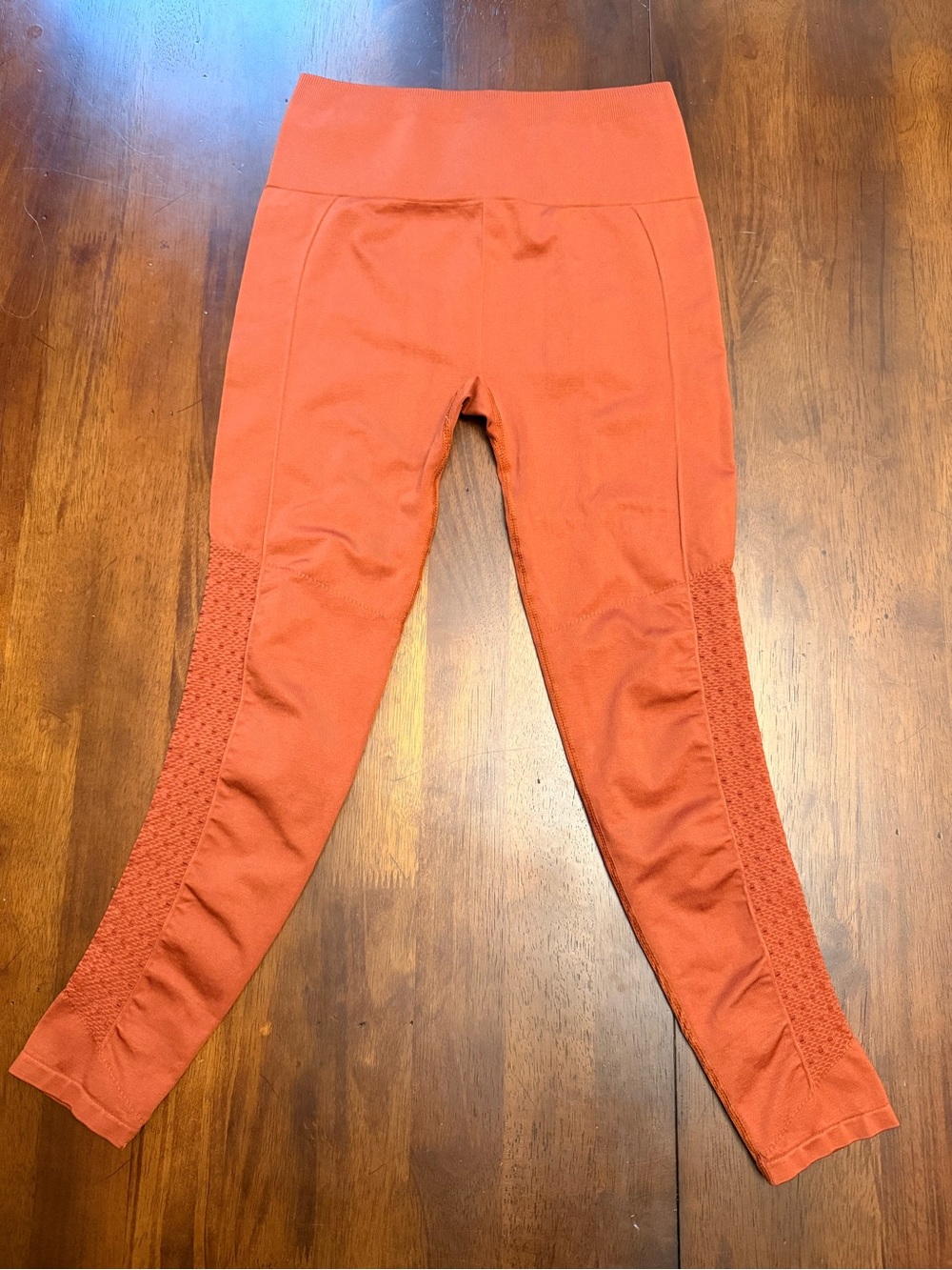 Fabletics Sync Seamless High-Waisted 7/8 Legging in Burnt Brick